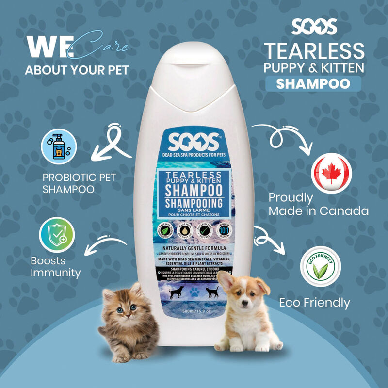 Soos Pets, Tearless Puppy & Kitten - 500ML image number null